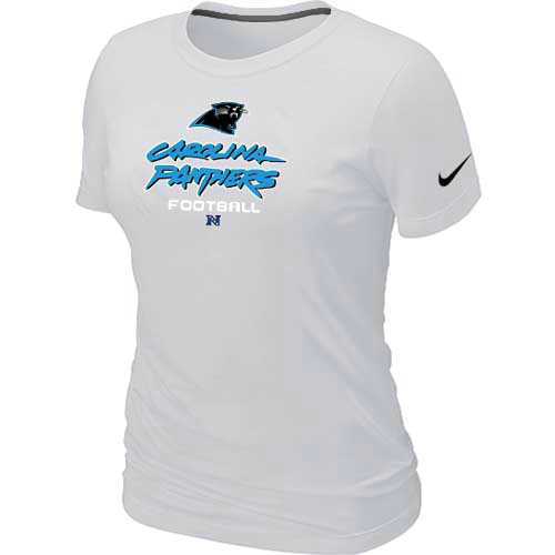 Nike Carolina Panthers Women's Critical Victory NFL T-Shirt - White